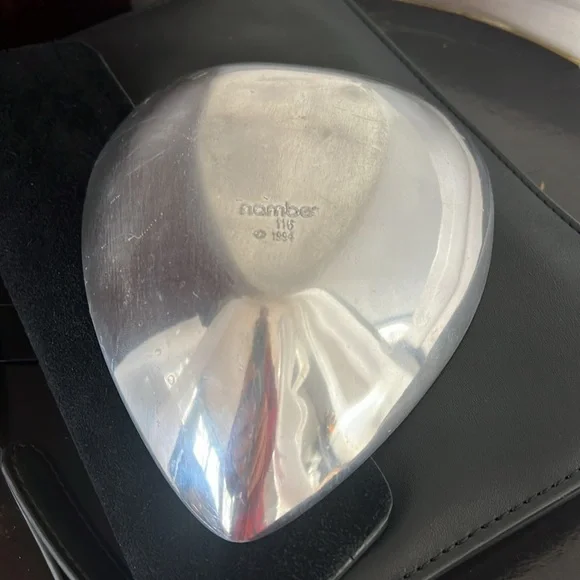 Nambe Heart #116 Silver Plated Dish from 1994 Collection - Picture 3 of 3